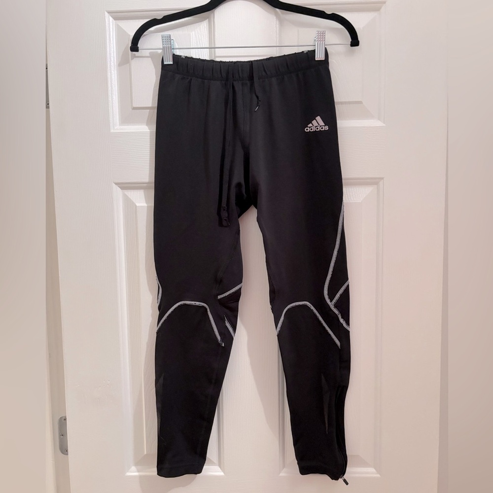 Adidas Formotion black ankle zip tights/leggings - medium